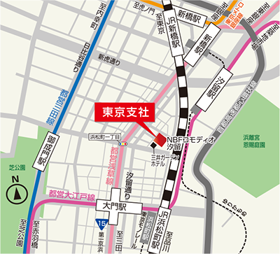 東京支社　地図