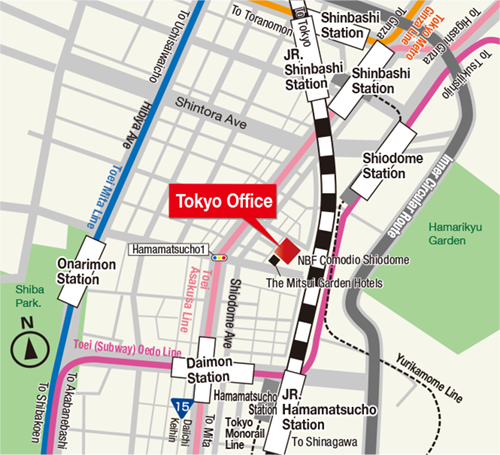 Access Map(Tokyo Office)